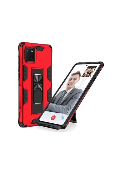 Samsung Uyumlu Galaxy A81 Note 10 Lite Kılıf Zore Volve Kapak Kırmızı