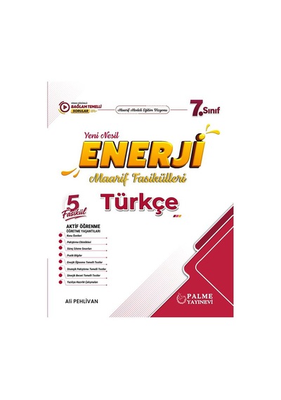Palme 7.sınıf Enerji Türkçe Yeni Nesil Maarif Fasikülleri 5 Fasikül