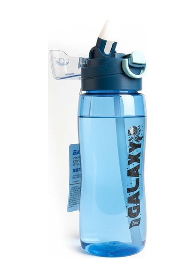 Titiz Rio Matara 750 Ml Mavi Renk -kapaklı- Pipetli, Bpa İçermez,kapak Koruma Su Matarası Çok Renkli