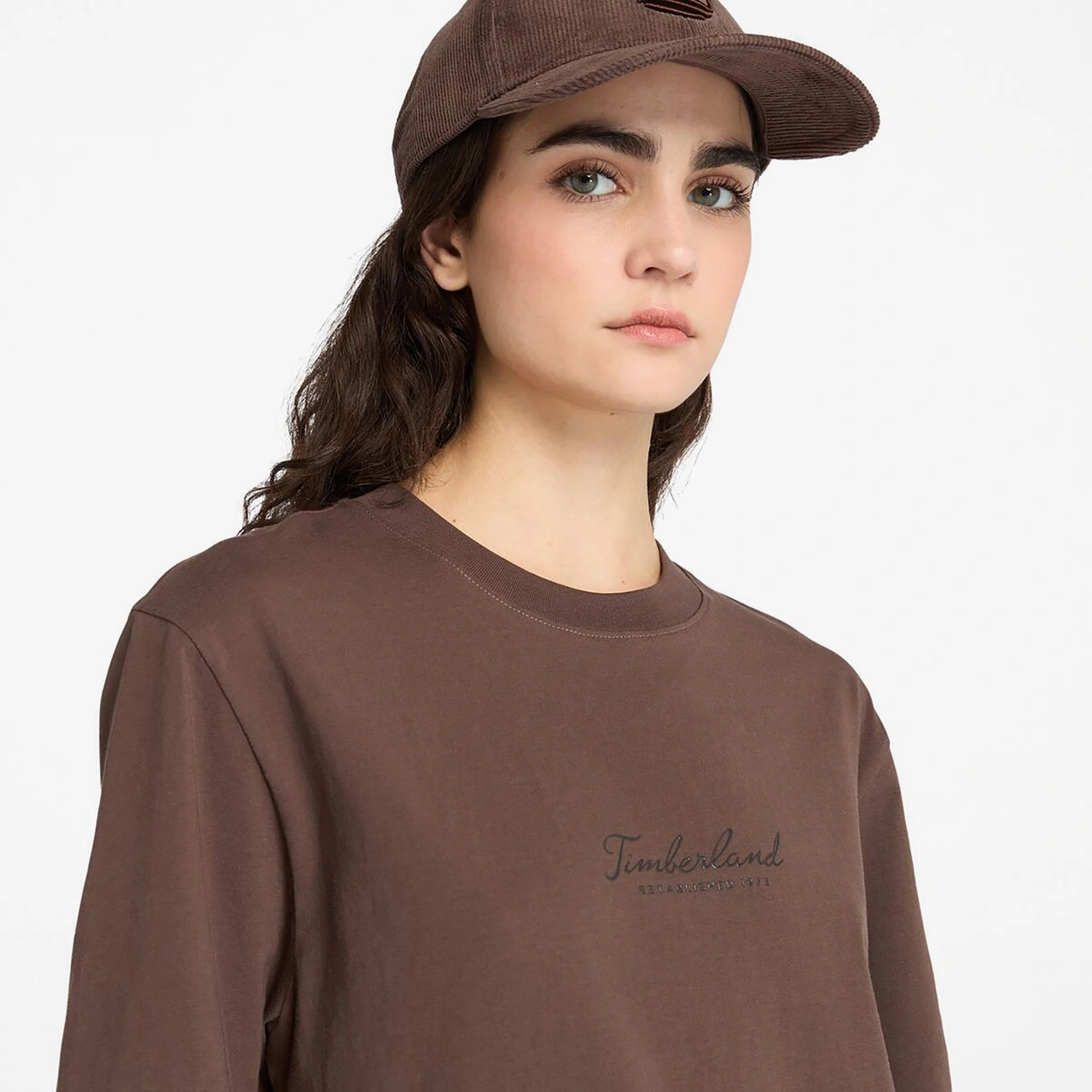 Timberland Lush Comfort Short-sleeve Kadın Kahverengi T-shirt Tb0a424b2431 Kahverengi
