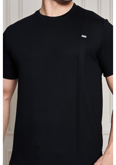 Erkek Jeuss Oysho Kumaş Sıfır Yaka Siyah Tshirt Erkek Jeuss Oysho Kumaş Sıfır Yaka Siyah Tshirt