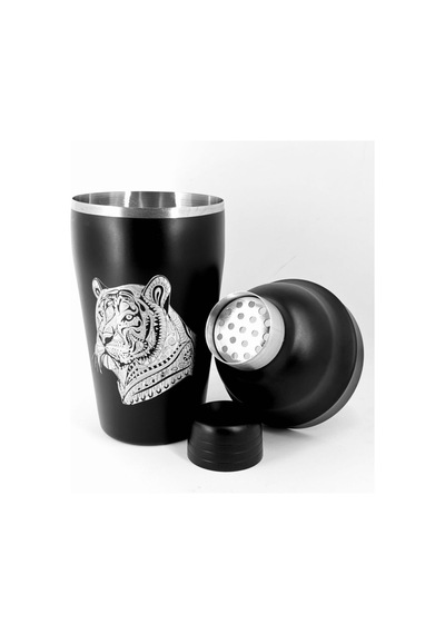 Çelik Tiger Tattoo Kokteyl Shaker