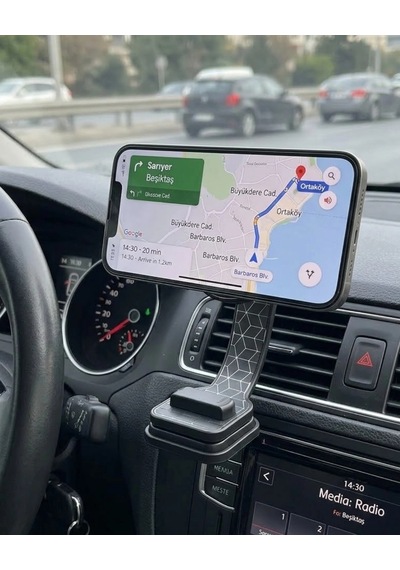 Mey İthalat Dashboard Manyetik Telefon Tutucu Ayarlanabilir Telefon Standı