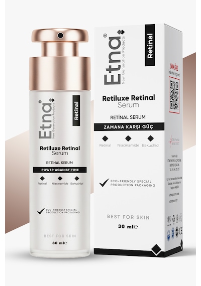 Etna Pharma Retiluxe Kırışıklık Ve Yaşlanma Karşıtı, Aydınlatıcı, Anti-aging Retinal Serum 30 Ml
