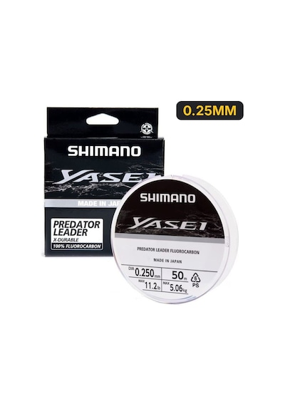 Shimano Yasei Predator Fluorocarbon Leader Misina 0.25mm