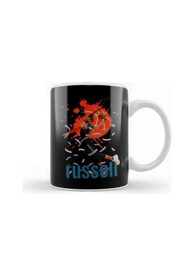 Russell Westbrook Vintage Art Legend Basketball Gift Vntage Retro Style Kupa Bardak Porselen Karışık