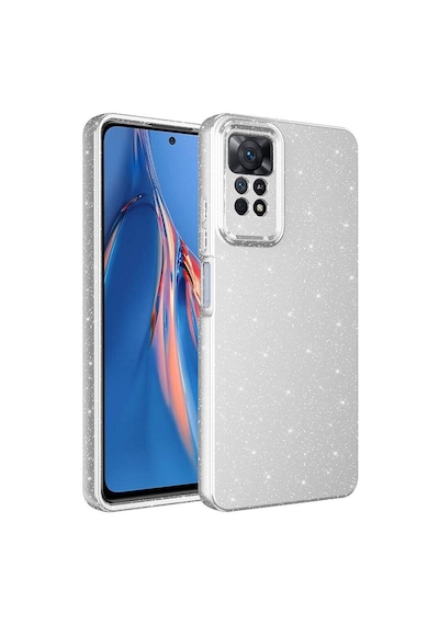 Xiaomi Redmi Note 12 Pro 4g Kılıf Kamera Korumalı Simli Silikon Üstün Koruma Pazarplus Lila