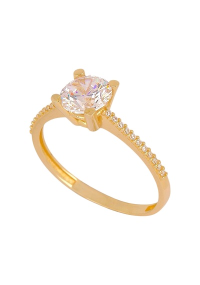 Cigold Tektaş Yüzük 14 Ayar Altın 1.83 Gr Oa-k21501029099