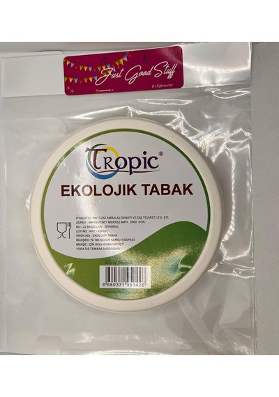 Ekolojik Tabak 18 Cm Çok Renkli