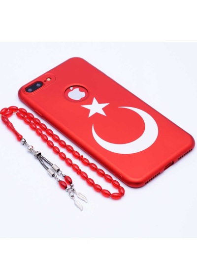 Apple Uyumlu iPhone 7 Plus Kılıf Zore Bayrak Silikon