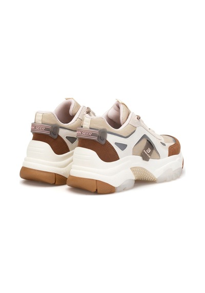 Dark Seer Ds Linda Sneaker 2025 Kadın Bej-karamel
