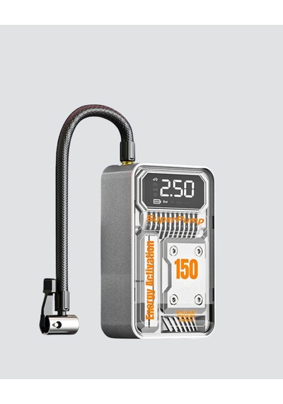 Taşınabilir Kablosuz Hava Pompası 150 Psı Güçlü Basınç Ve 6000mah Şarjlı Cn