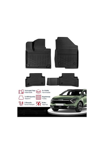 Kia Sportage 3d Havuzlu Paspas 2022 2023 2024 2025 2026 Model Kokusuz