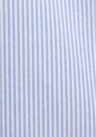 Colin's Colins Regular Fit Shirt Neck Çizgili Erkek Mavi Uzun Kol Gömlek Cl1079703 Q1.v2 Ble Mavi