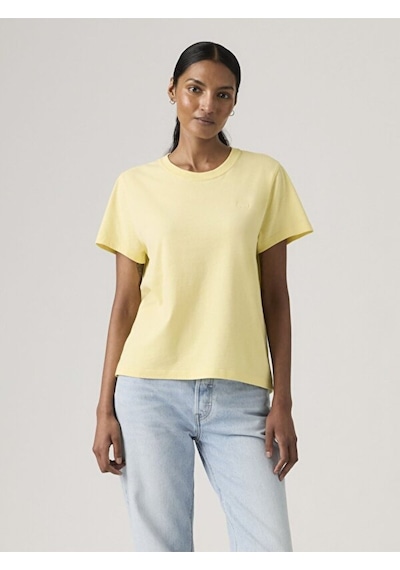 Levi's Kadın Favorite Cotton Sarı Tişört - 008c4-0000