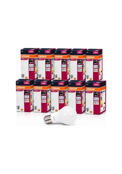 Led Value 8.5w E27 Led Ampul 6500k Beyaz Işık 806 Lm 60w Eşdeğeri Enerji Tasarruflu 360 Aydınlatma 10'lu Paket Genel