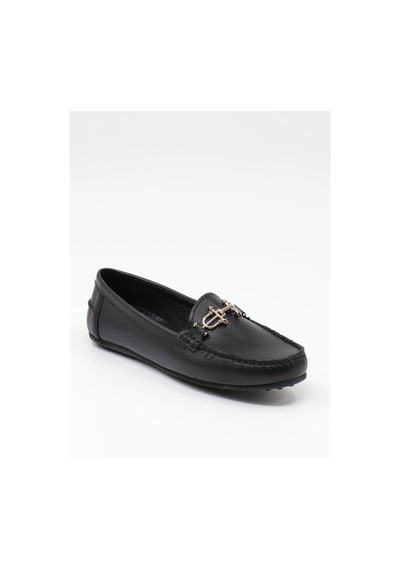 Nesilshoes Eliz 25700 Siyah Hakiki Soft Deri Günlük Kadın Ayakkabı