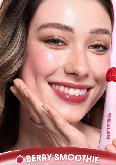 Sheglam Crystal Glaze Dudak Parlatıcısı,dolgun Ve Parlak Etki Dudak Parlatıcıları Berry Smoothie
