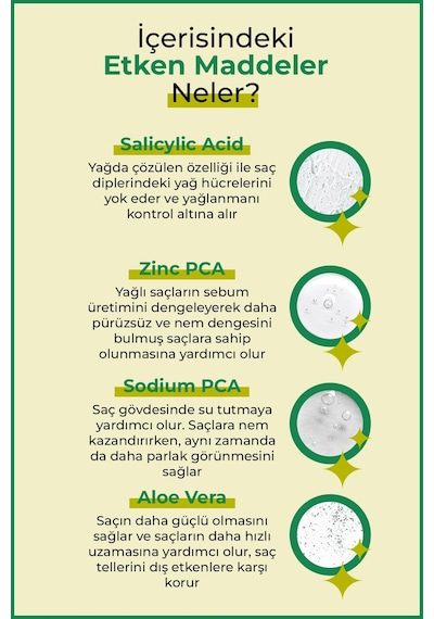 Enzym Cosmetics Yağlı Saç Derisi Ve Yağlı Saçlara Özel Yağlanma Karşıtı Saç Bakım Spreyi 200 ML + Şampuan 400 ML