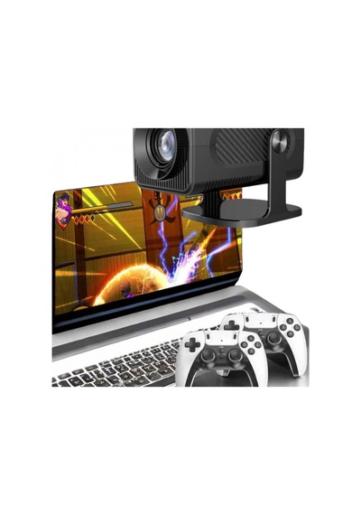 Çift Kollu Game Box Projeksiyon Cihazı Kumandalı Android Tv Ve Dahili Hoparlör