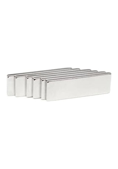 20 Adet 30x10x2 Mm Dikdörtgen Neodyum Mıknatıs Seti, Güçlü Magnetler