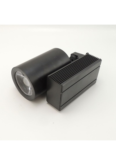 Silindir Siyah Raylı Tasarruflu Led Spot Armatür Lamba 20 Watt
