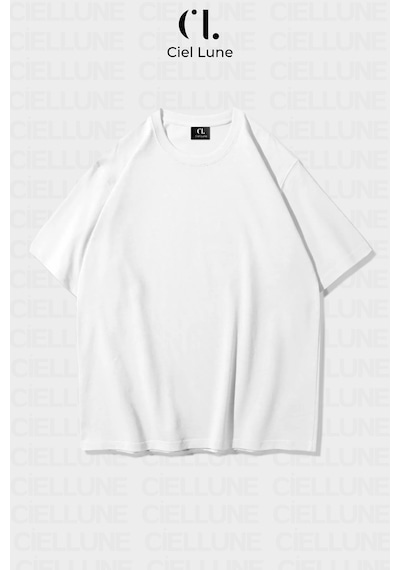 Nevermind Unisex Kadın Erkek Merkür Baskılı Özel Tasarım Oversize Beyaz