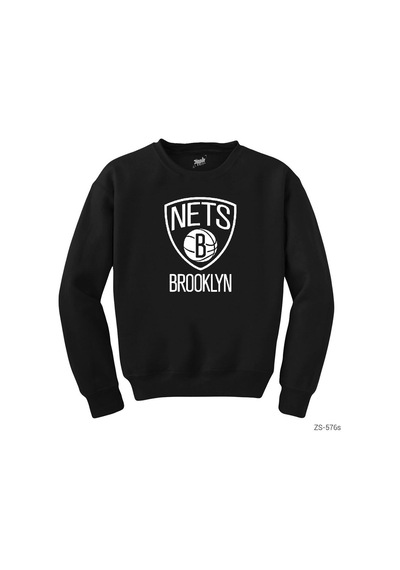 Brooklyn Nets Siyah Sweatshirt