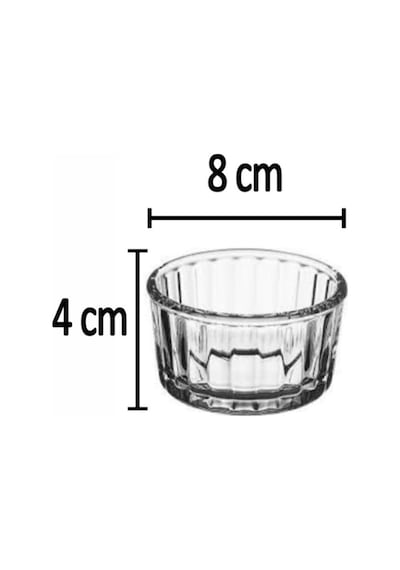Paşabahçe 12'li Ramekin Mini Kase, 8 Cm, Şeffaf, Cam Çok Renkli