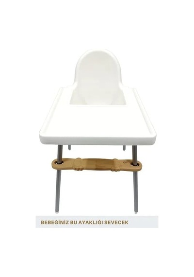 K&g Foot Rest Ahşap Mama Sandalyesi Ayak Koyma Desteği, Ikea Antilop, E Bebek Baby Plus Star Faros Orzo