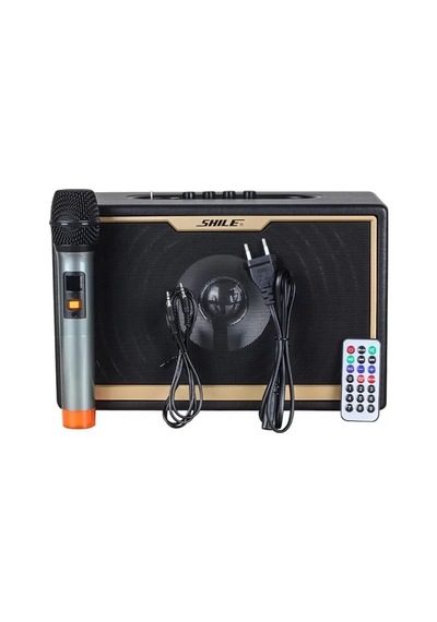 Sh Shile Sd-1 El Mikrofonlu Kumandalı Usb/sd/bt Portatif Hoparlör Najmaddin