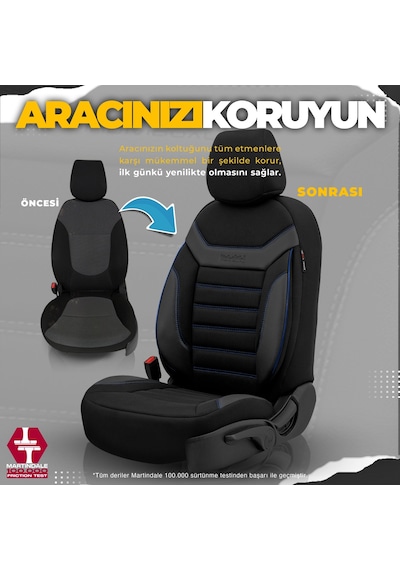 Otom Individual Design Ekstra Destekli Oto Koltuk Kılıfı - 550061876