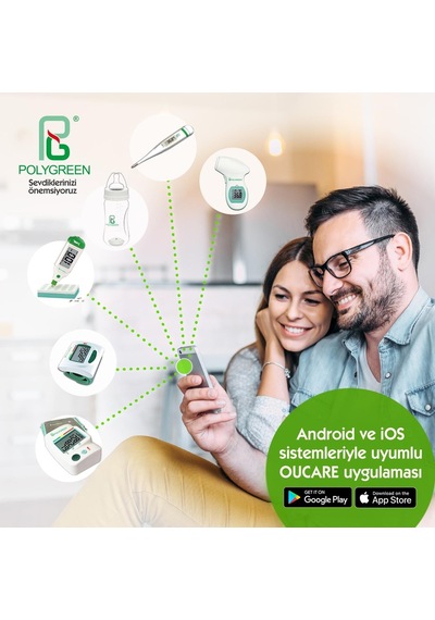 Polygreen KP-6860 Akıllı Üst Koldan Ölçer Tansiyon Aleti