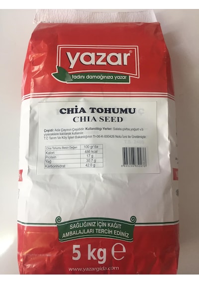 Yazar Chia Tohumu 5 Kg