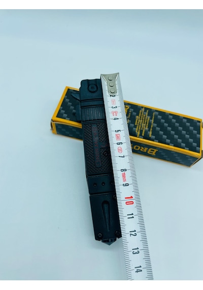 Browning Marka Siyah Yarıotomatik Kamp Çakı //s11 -22cm Siyah