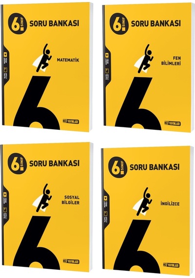 Hız 2023 6. Sınıf Matematik İngilizce Fen Sosyal Soru Seti 4 Kita