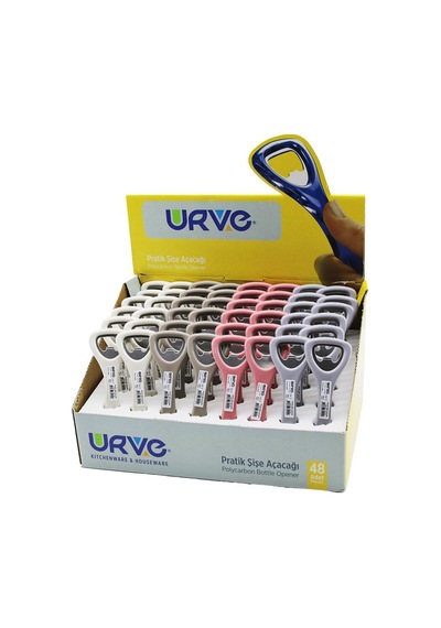 Urve Ur-3178 Gökkuşağı Pratik Şişe Kapak Açacak- 48'li Paket Diğer
