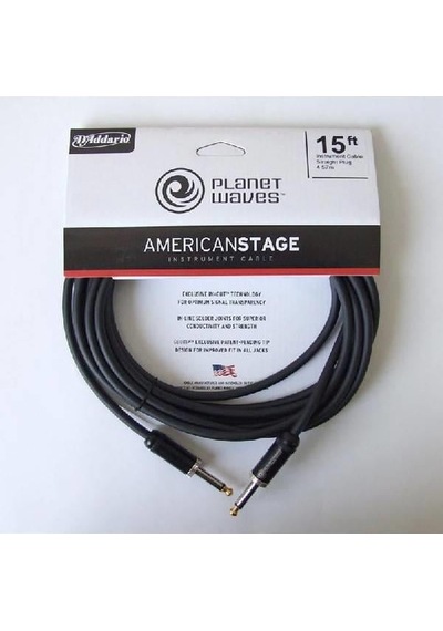 Planet Waves Pwamsg15 American Stage Inst Cable-15 4.5 Metre Korozyona Dayanıklı - Saf Sinyal - Esnek