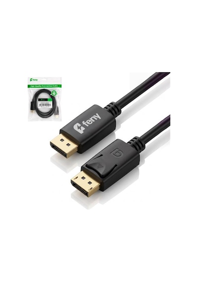 Feny Fn-ds4k015 Displayport V1.2 M-m 4k 60hz 2k 165hz Altın Kaplama 1.5m Kablo