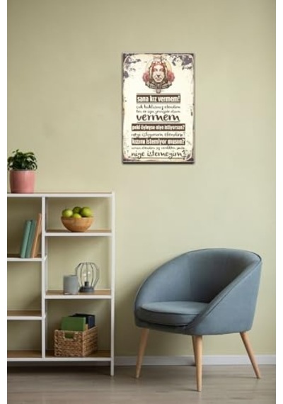 Şen Replik Retro Drtr0100 Ahşap Mdf Tablo