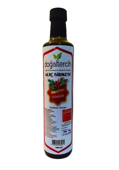 Doğaltercih İçilebilir Doğal Fermantasyon Alıç Sirkesi 500 Ml