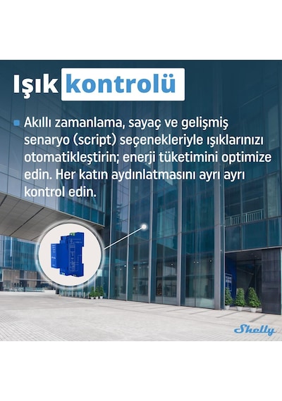 Shelly Pro 1 Dın Ray 1 Kanal Akıllı Röle