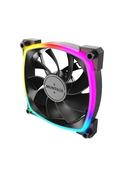 Rx120 Pwm Siyah Reverse Fan Blade 3'lü Paket + Hub Controller Argb