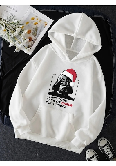 Darth Vader Yılbaşı Kapşonlu Sweatshirt 001