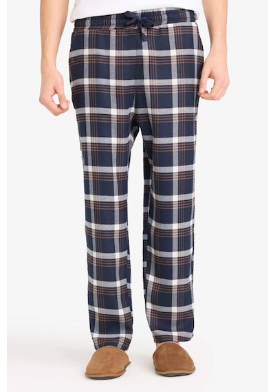 Defacto Regular Fit Uzun Boy Flanel Alt G8209ax26spnv131 Lacivert-nv131