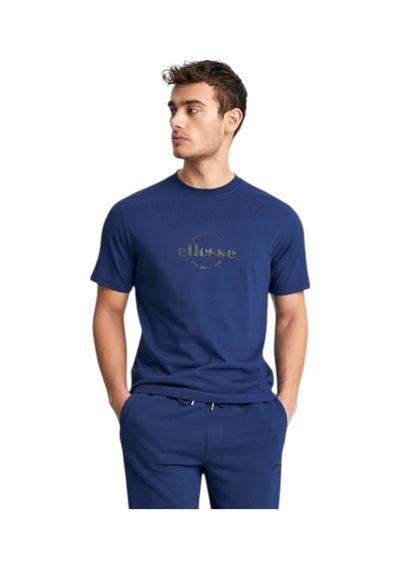 Ellesse Bisiklet Yaka Erkek T-shirt Lacivert