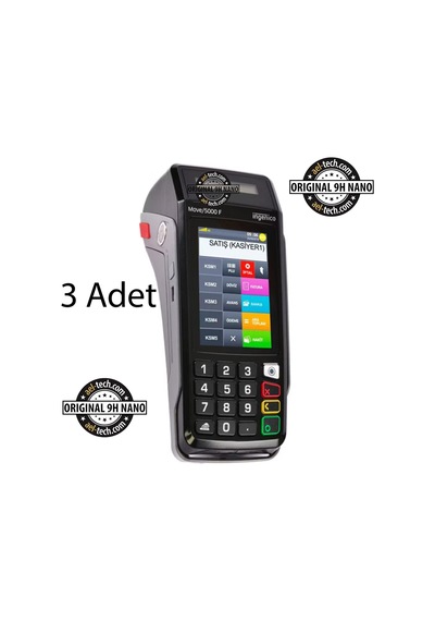 İngenico Move 5000f Yazar Kasa Pos Dokunmatik 9h Nano Ekran Koruyucu 3'lü Set