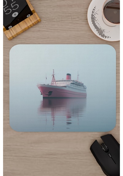 Gemi Ship Kaymaz Dikişli Kauçuk Oyuncu Mousepad V4 - 22x18 Gaming Mouse Pad Fare Altlığı