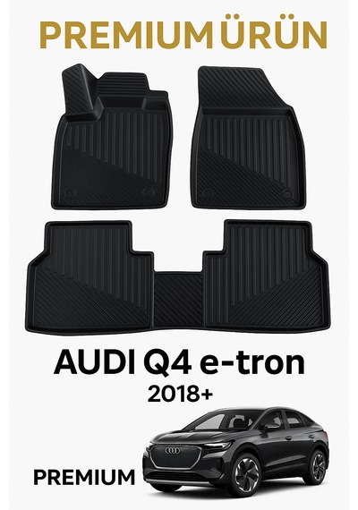 Audi Q4 E-tron 2018+uyumlu 3d Oto Paspas Premium