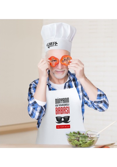Kişiye Özel Dünyanın En Yakışıklı Babası Erkek Mutfak Önlüğü Ve A (430997210)